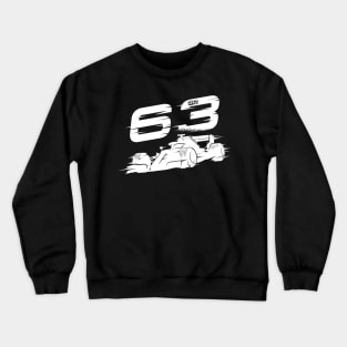 We Race On! 63 [White] Crewneck Sweatshirt